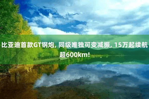 比亚迪首款GT钢炮, 同级唯独可变减振, 15万起续航超600km!